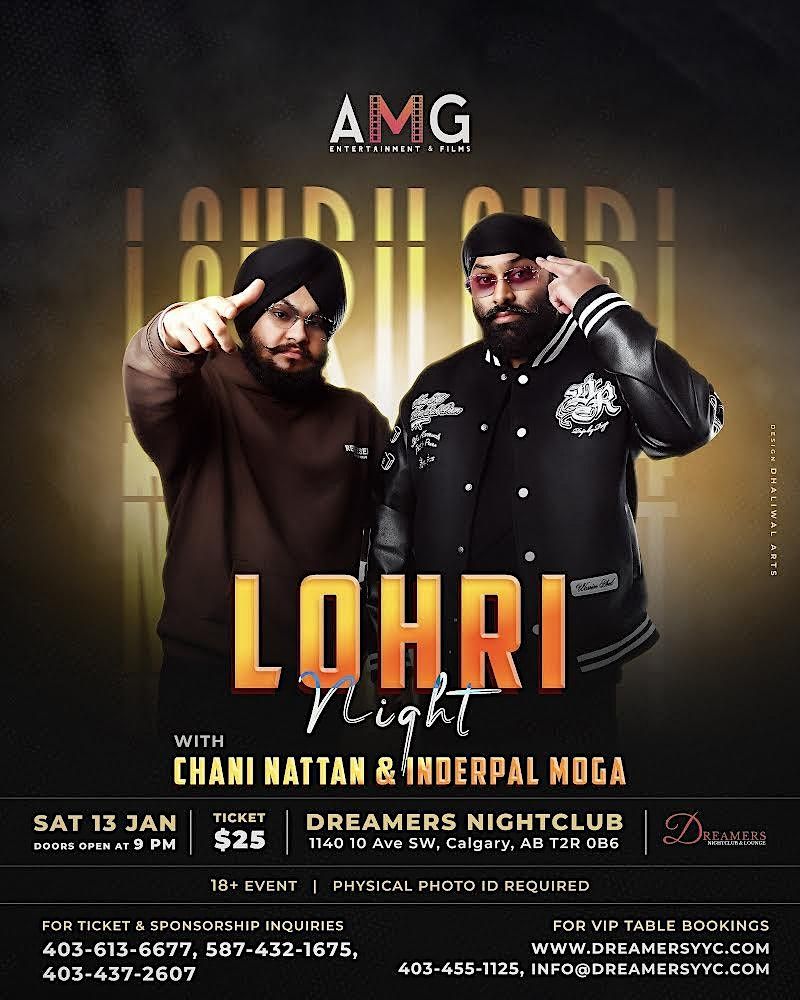 LOHRI NIGHT (FEAT. CHANNI NATTAN & INDERPAL MOGA), DREAMERS NIGHT CLUB