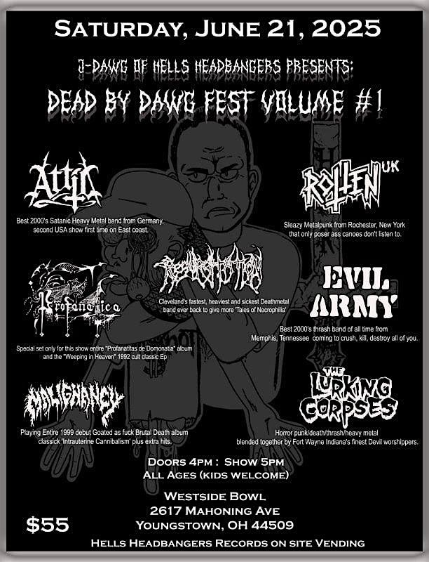 Dead By Dawg Fest Volume #1, 21 June | Event in Youngstown | AllEvents