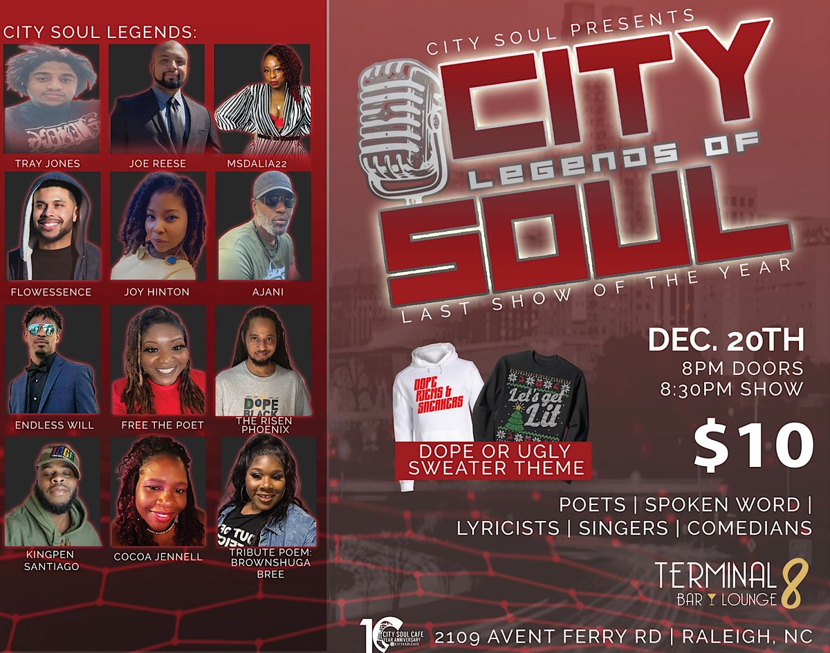 Terminal 8 Raleigh Legends of City Soul Open Mic, Terminal 8 - Bar & Lounge, Raleigh, 20 ...
