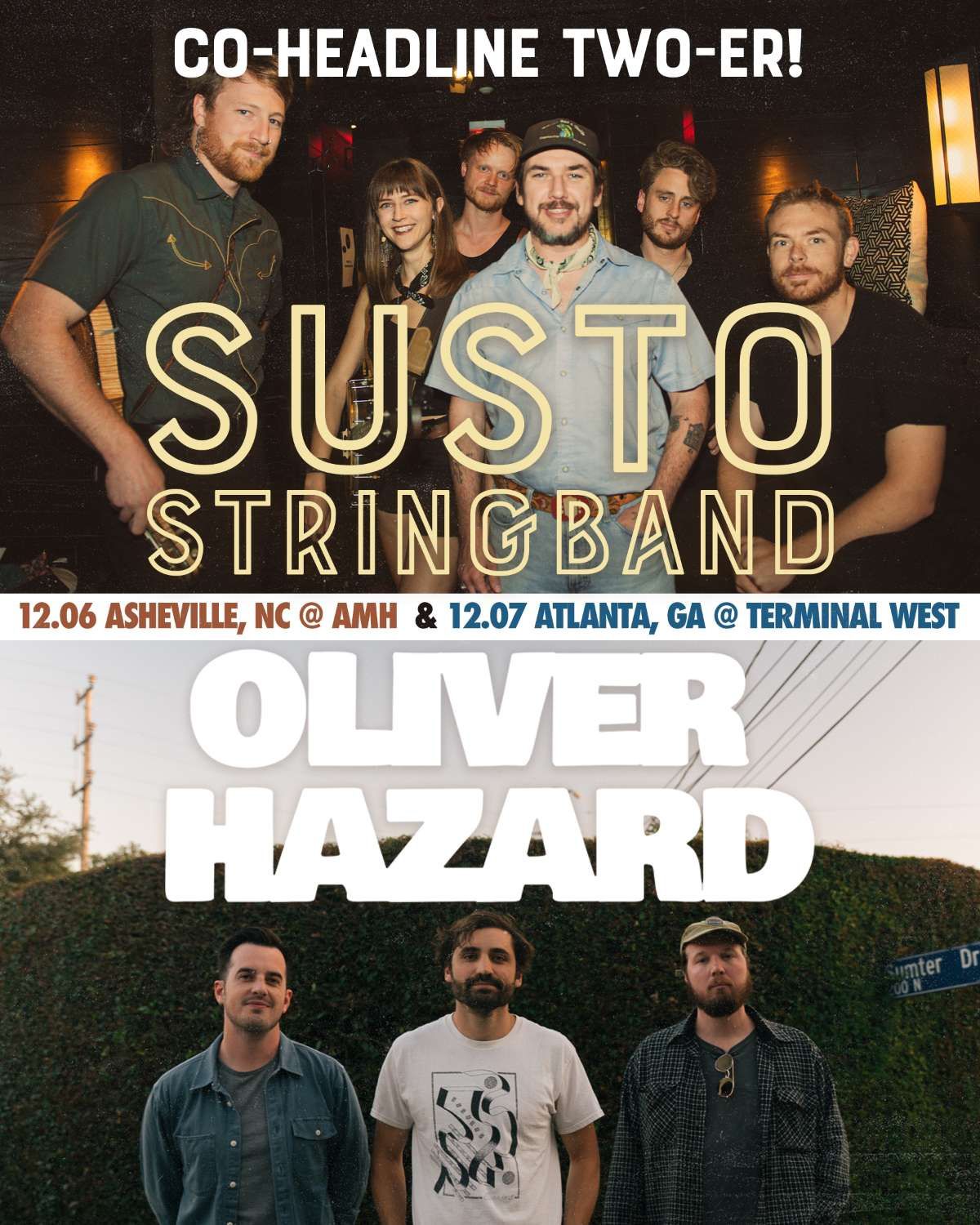 Susto Stringband & Oliver Hazard, 4 December | Event in Carrboro | AllEvents