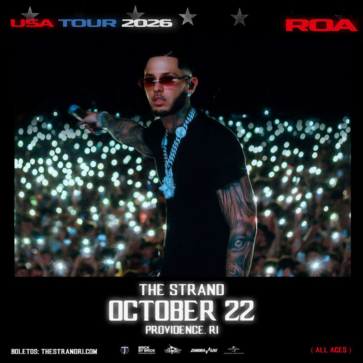 ROA, The Bomb Factory, Dallas, 7 November 2026 | AllEvents