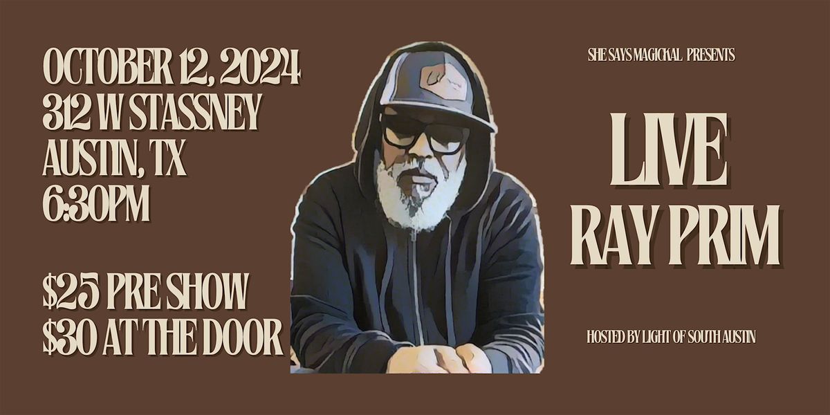 Ray Prim in Concert, Light of South Austin, 12 October 2024 | AllEvents.in