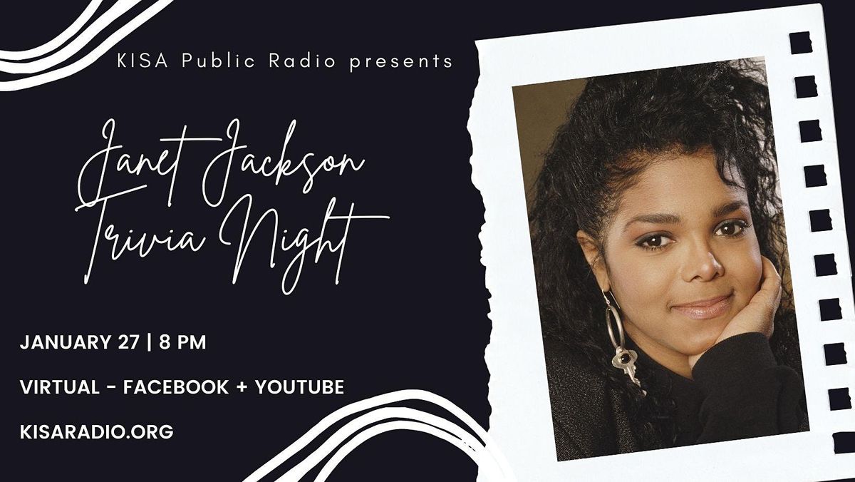 Janet Jackson Trivia Night January 27 2022 Online Event AllEvents in