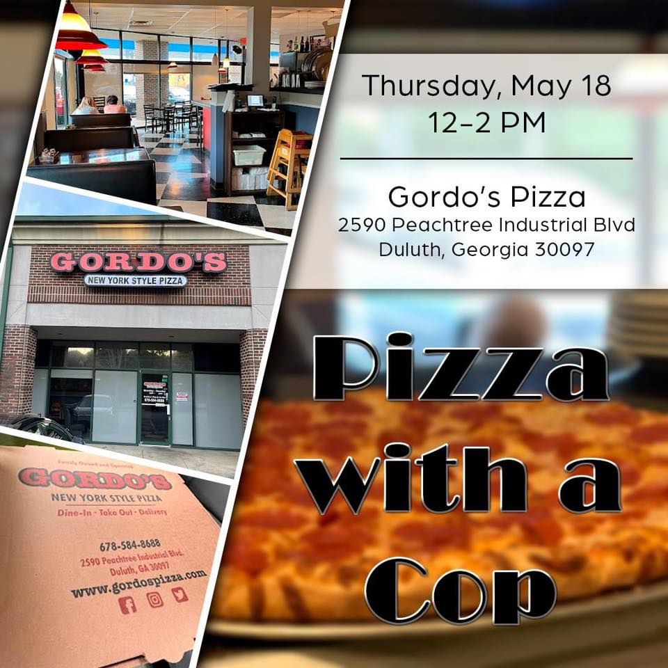 Pizza with a Cop ??, Gordo's Pizza, Duluth, 18 May 2023 AllEvents.in