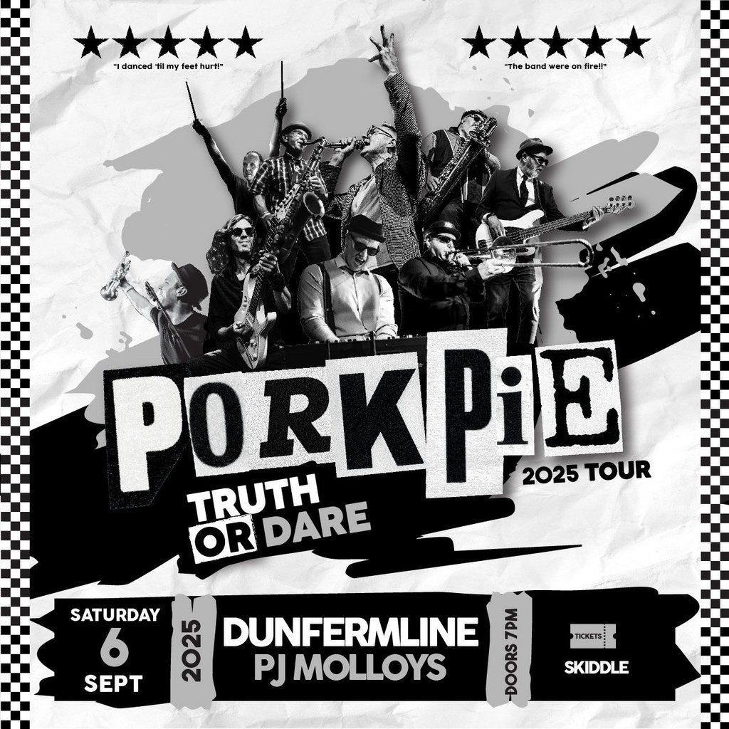 PorkPie Live plus Root System at PJ Molloys, Dunfermline, 6 September | Event in Dunfermline | AllEvents