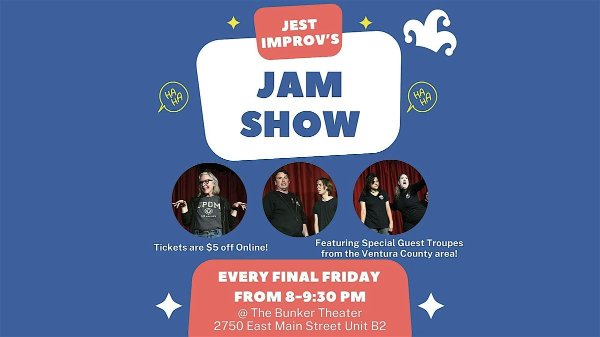 Jest Improv's Final Friday Jam Show! | Event in Ventura | AllEvents