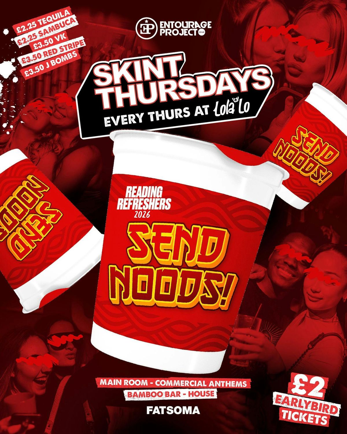 SKINT THURSDAYS - SEND NOODS 🍜❤️ (PART OF REFRESHERS WRISTBAND)