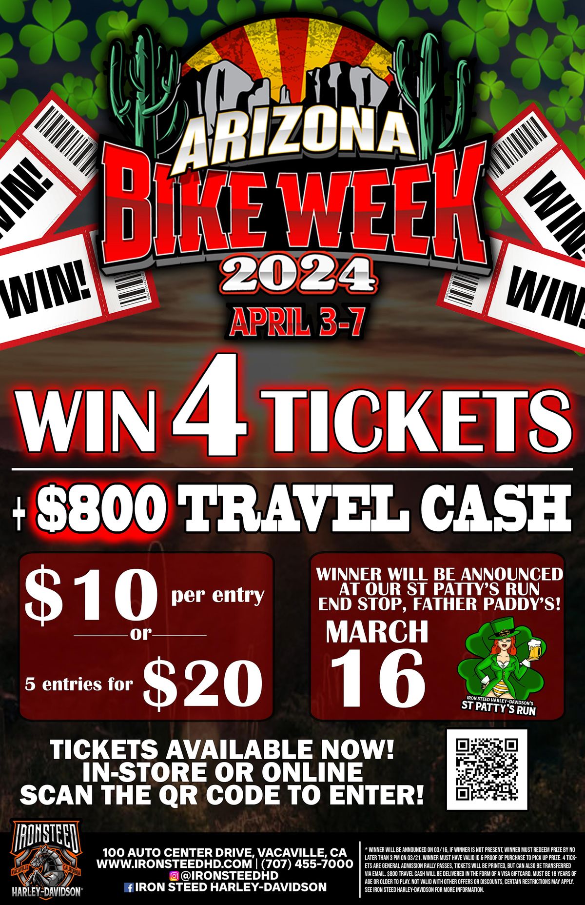 Win Tickets to Arizona Bike Week!, Iron Steed HarleyDavidson