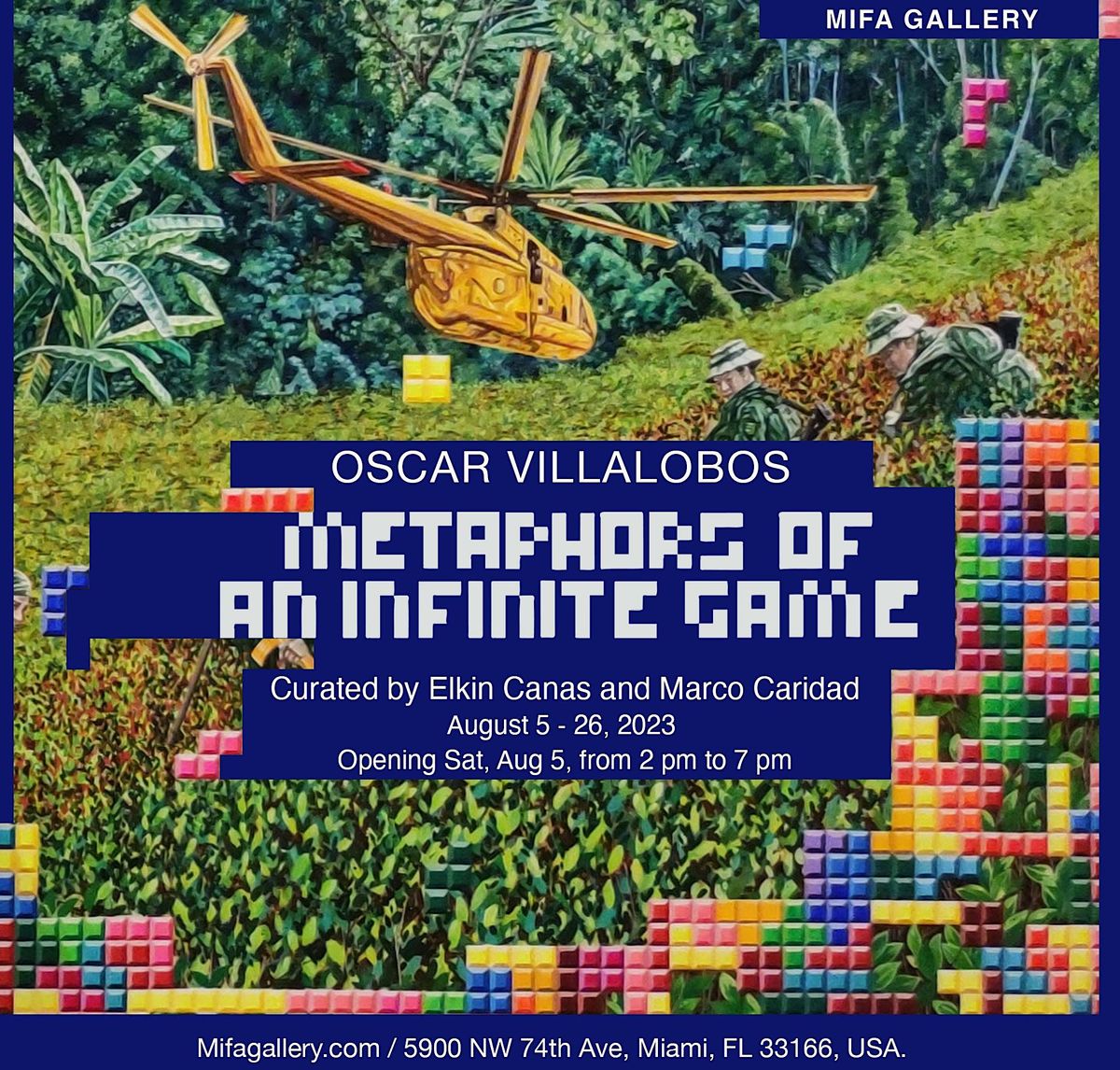 "Metaphors of an Infinite Game" Opening Reception, 5900 NW 74th Ave