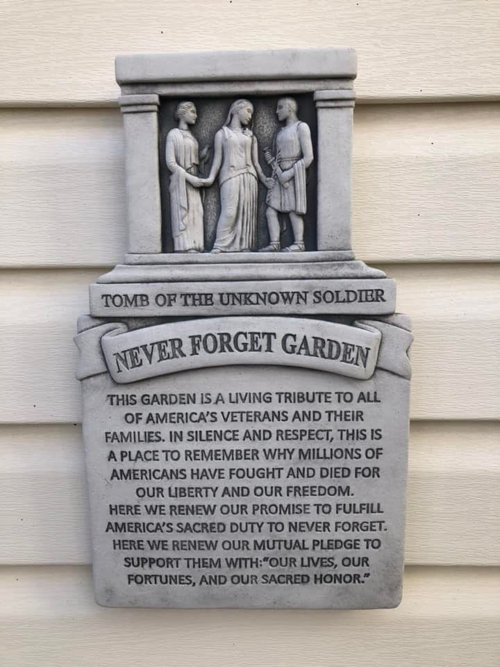 Never Garden Dedication in Frederick, MD, 515 S Market St