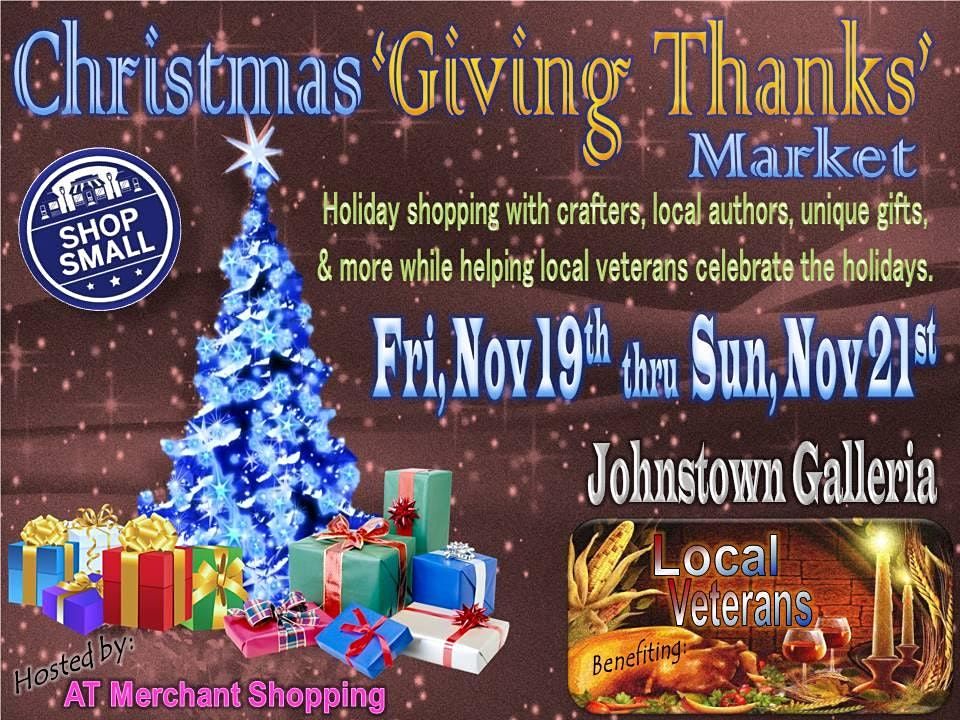 Johnstown Pa Parade 2022 Christmas Christmas Giving Thanks Market, Johnstown Galleria, November 19 To November  21 | Allevents.in