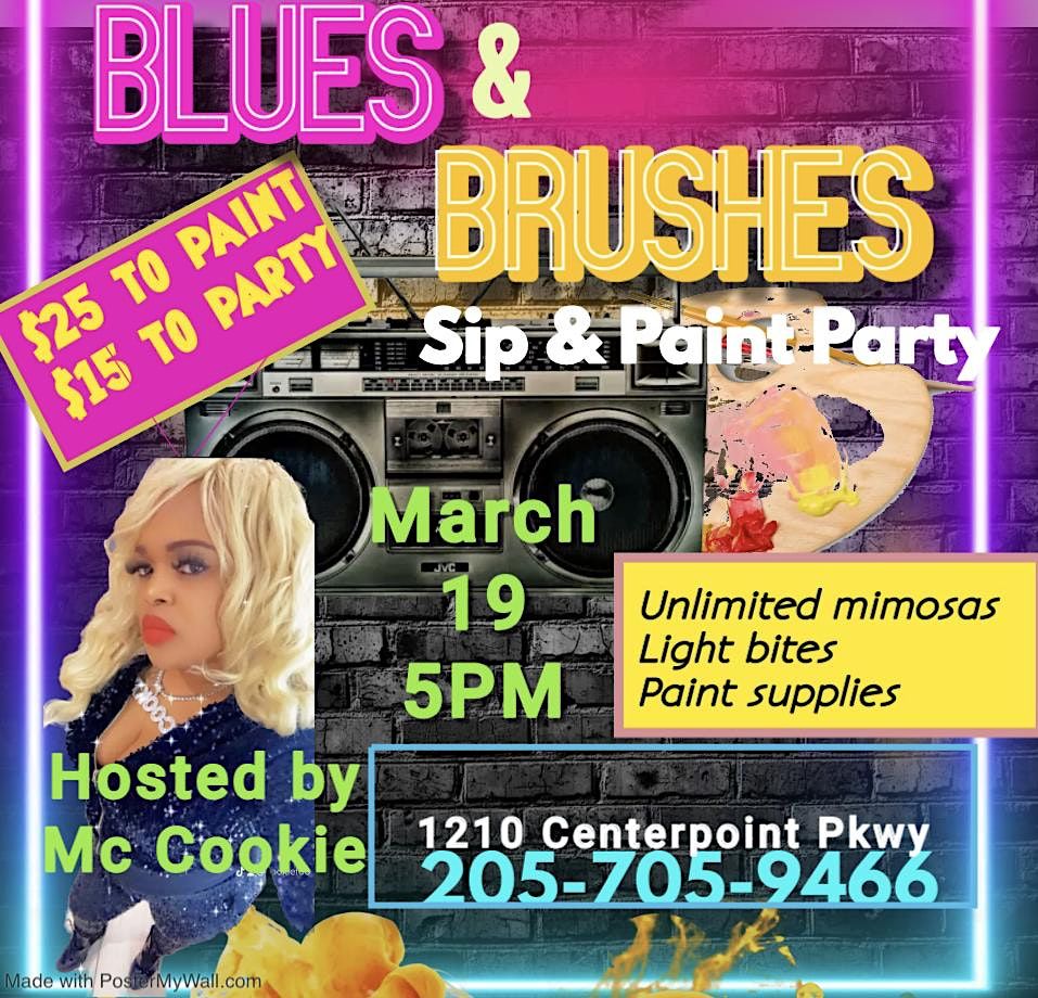 Blues and Brushes Paint Party, 1210 Centerpoint Pkwy, Birmingham, 19