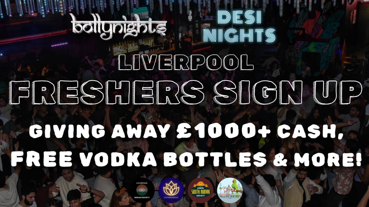 Liverpool Bollywood and Desi Freshers - Official Welcome Week 2025, 14 September | Event in Liverpool | AllEvents