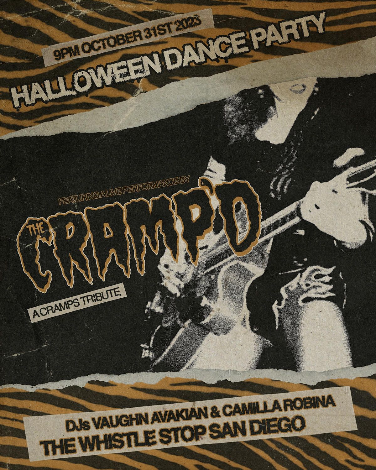Halloween Dance Party w/ THE CRAMPD at The Whistle Stop, Whistle Stop