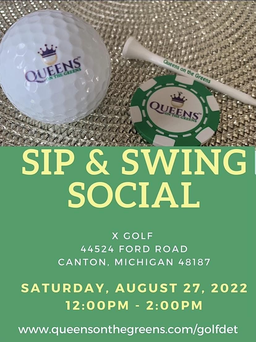 Sip and Swing Social at X Golf Canton, XGolf Canton, August 27 2022