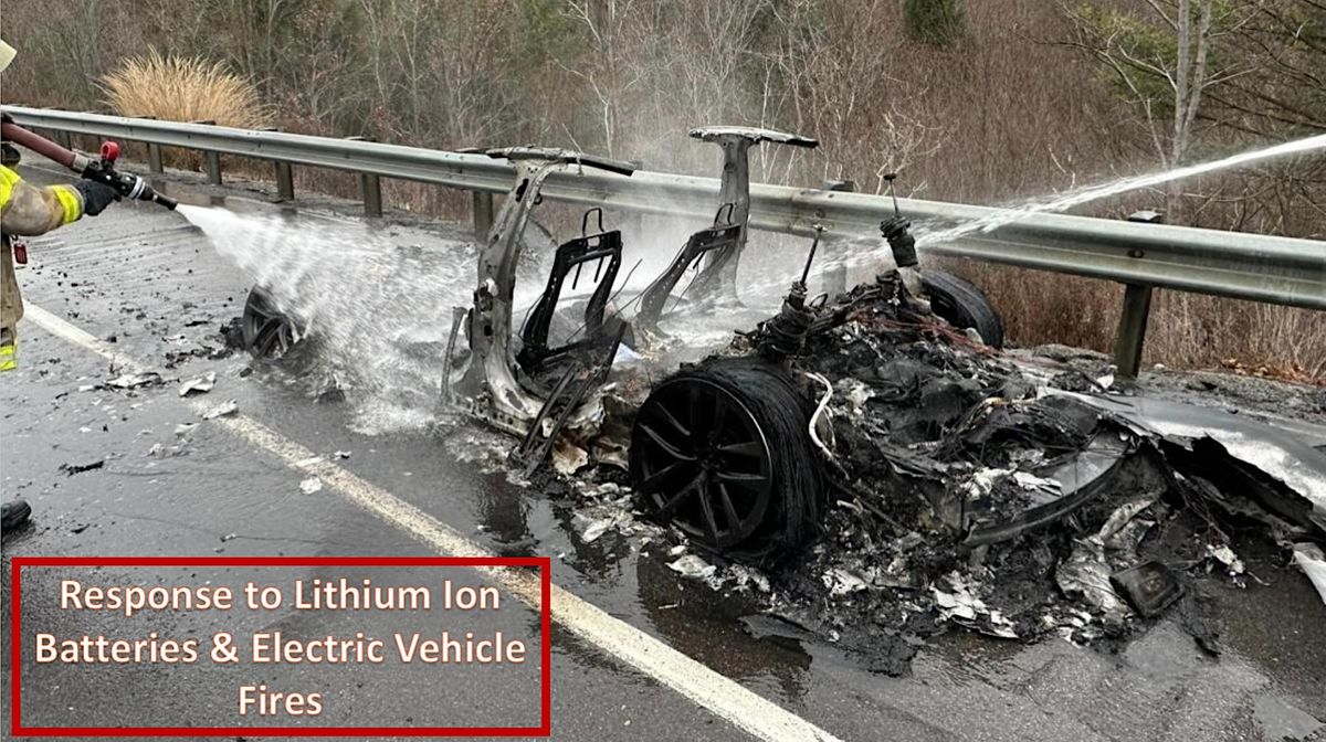 Response to LithiumIon Battery / Electric Vehicle Fires, The Charles