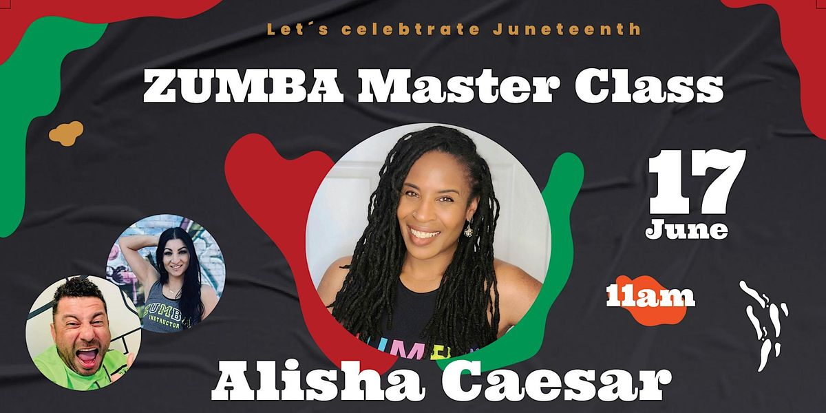 Zumba Master Class with Alisha Caesar, Ruby Red & Ballroom