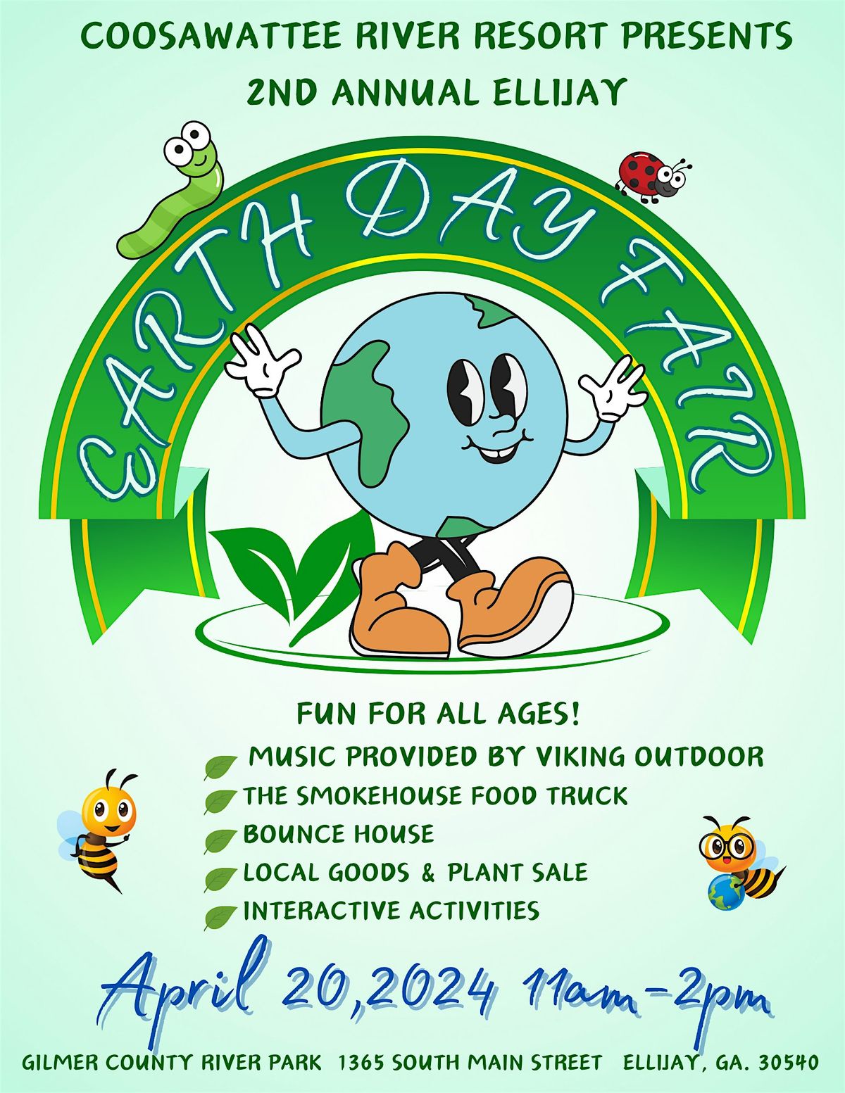 2nd Annual EARTH DAY FAIR!, Gilmer County River Park, Ellijay, 20 April  2024 | AllEvents.in