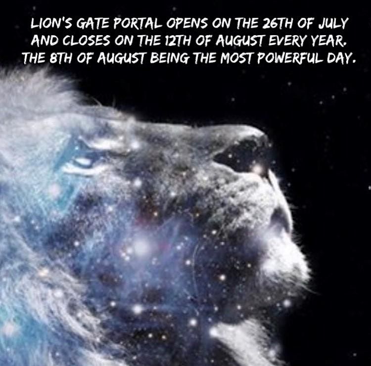 LIONS GATE PORTAL CEREMONY, Atlantis Spiritual Center, Enfield, August