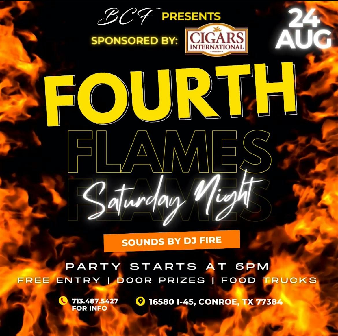 Fourth Flames | Event in Conroe | AllEvents