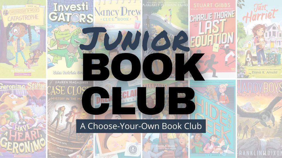 Junior Book Club Horry County Memorial Library Socastee Library Junior Book Club Horry County Memorial Library Socastee Library