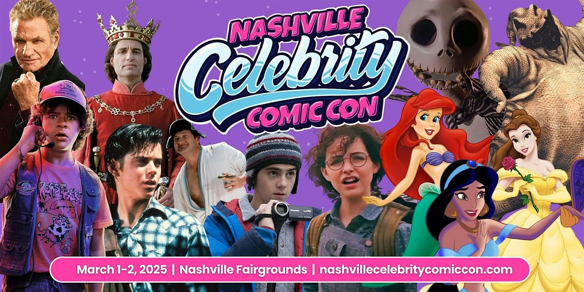 Nashville Celebrity Comic Con, The Fairgrounds Nashville, 1 March to 2 March | AllEvents.in nashville-celebrity-comic-con-the-fairgrounds-nashville-1-march-to-2-march-allevents-in