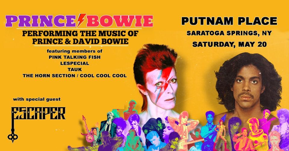 Prince/Bowie w/ Escaper at Putnam Place, Putnam Place, Saratoga Springs