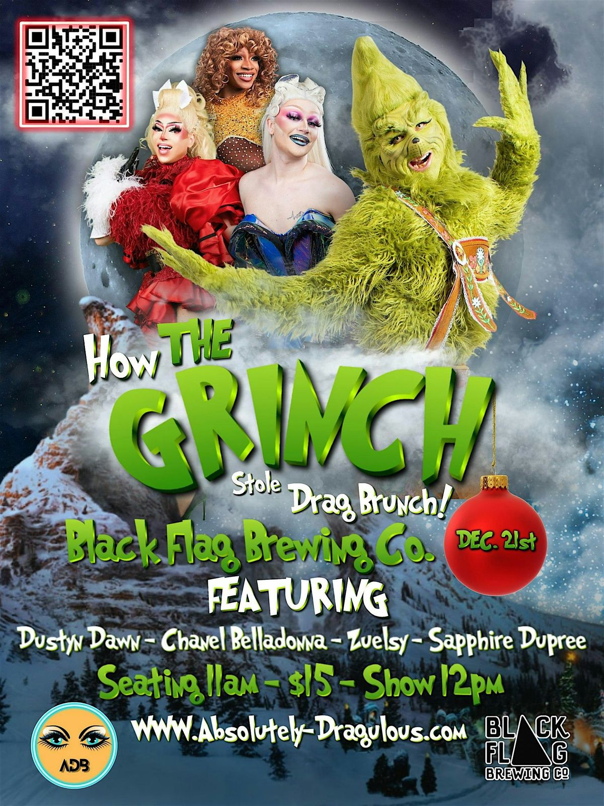 How The Grinch Stole Drag Brunch!, 21 December | Event in Columbia | AllEvents