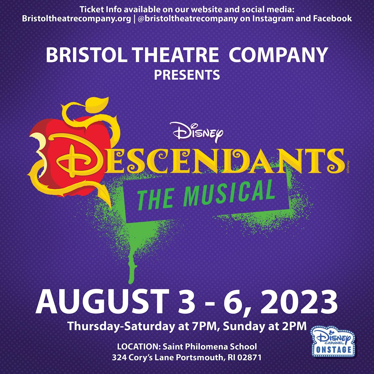 Disneys Descendants The Musical, St Philomena's School, Portsmouth RI