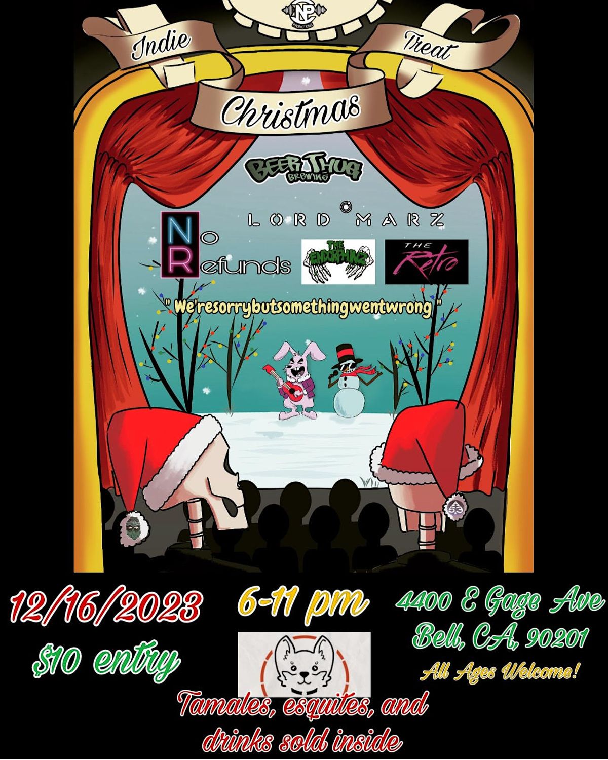 Indie Christmas Treat, Beer Thug Brewing Company, Gage Avenue, Bell, CA