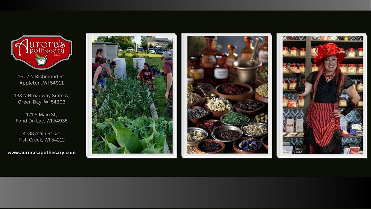 Plan Your Herb Garden, Aurora's Apothecary, Appleton, 23 March 2024