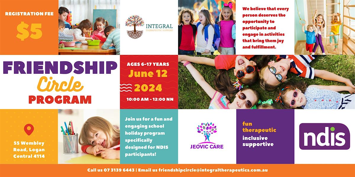 Friendship Circle Program Launch, 55 Wembley Rd, Logan Central, 17 June ...