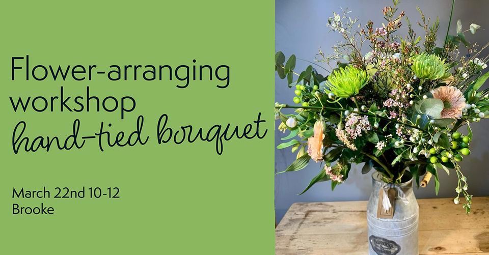 Make a handtied bouquet Spring flower arranging with