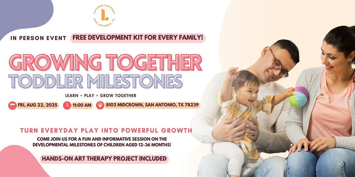 12-36 Month Milestones, 17 December | Event in San Antonio | AllEvents