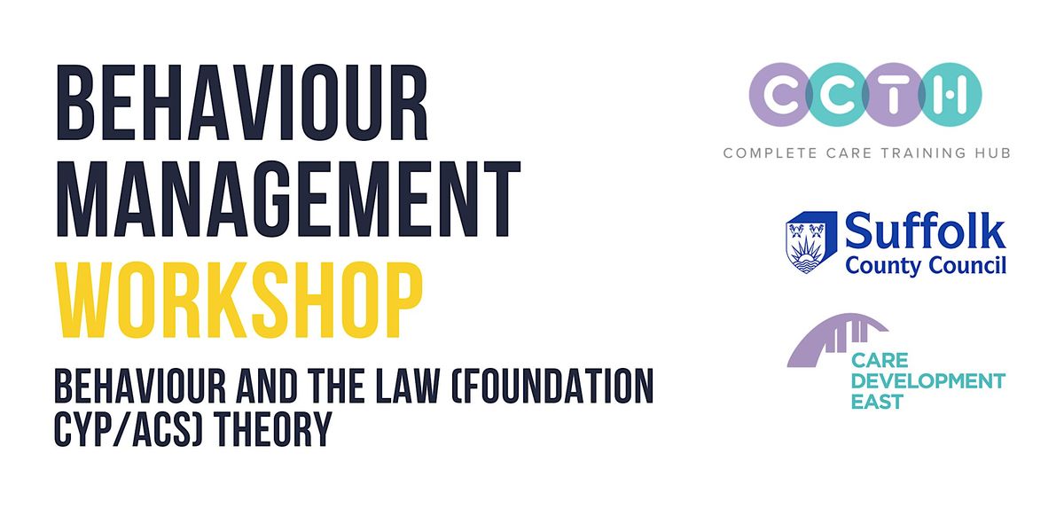 Behaviour Management Training Workshop 6, IKON Training, Ipswich, 17 ...