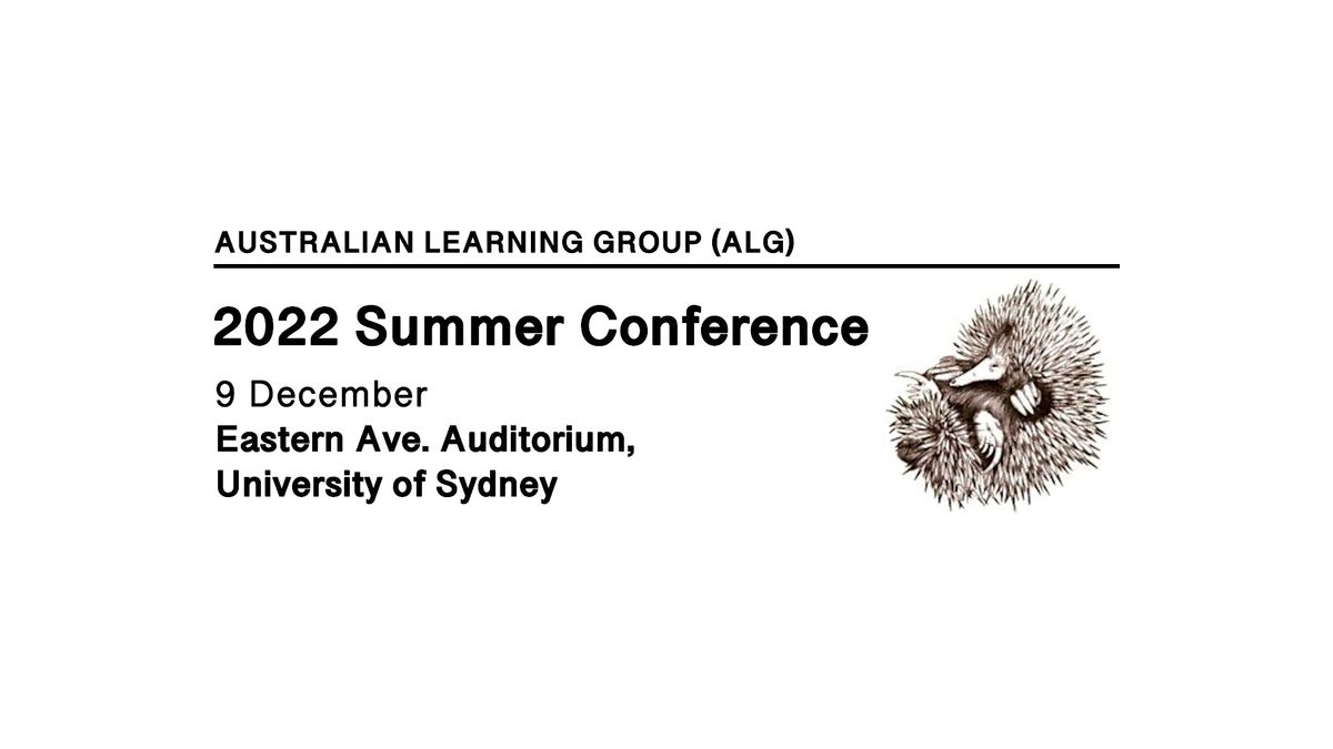 2022 Australian Learning Group Summer Conference, Eastern Avenue