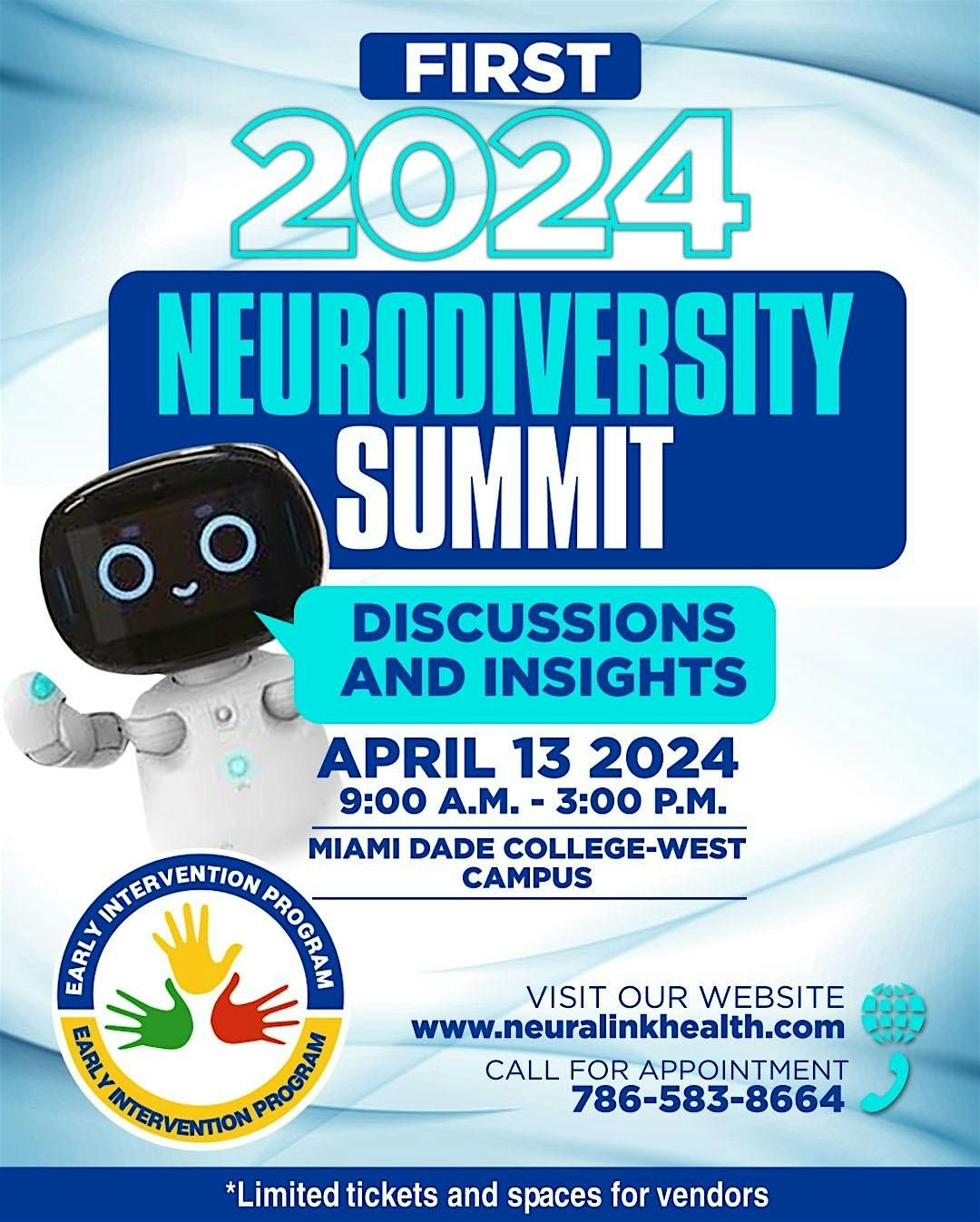 Neurodiversity Summit 2024, Miami Dade College - West Campus Library,  Doral, 13 April 2024 | AllEvents.in
