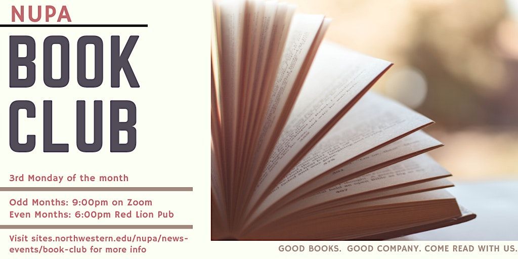 NUPA Book Club: Online | Online Event | AllEvents.in