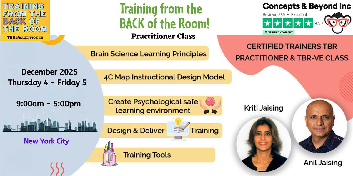 Training from the Back of the Room, 4 December | Event in New York | AllEvents