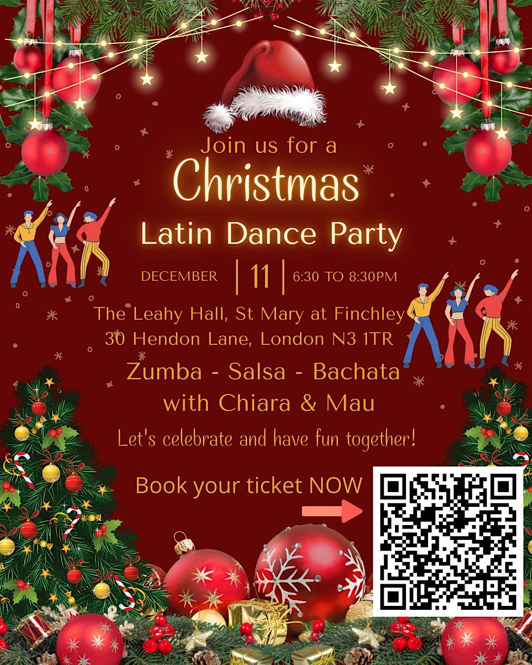 Latin Dance Christmas Party, 11 December | Event in London | AllEvents