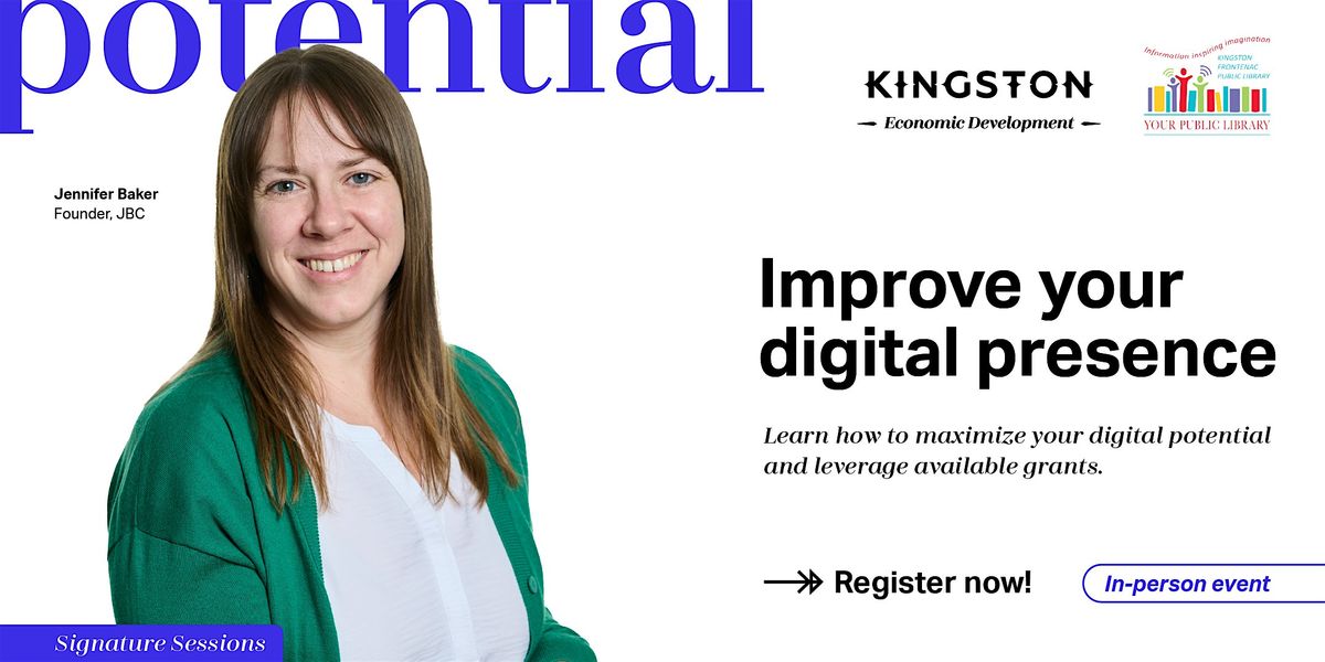 Improve Your Digital Presence | Event in Kingston | AllEvents