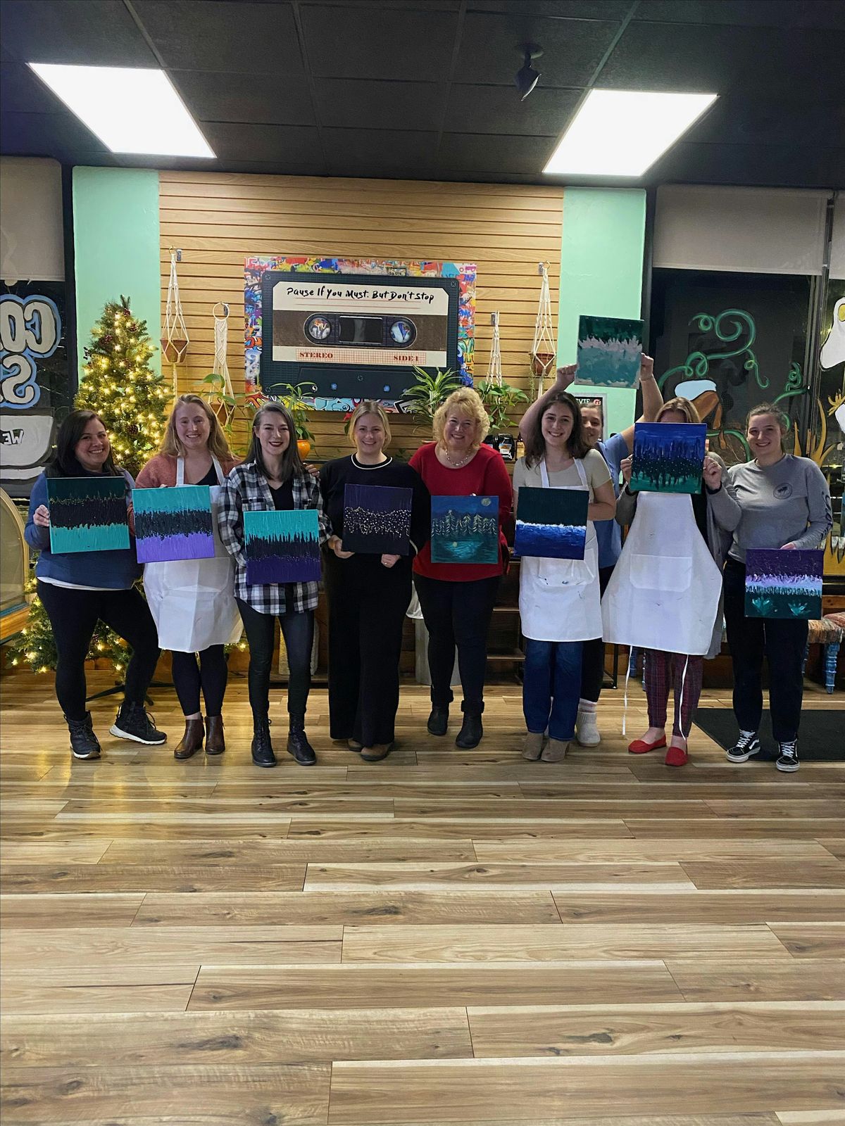 Stevie Gs Abstract Paint Night 2/29, Stevie G'S Restaurant, Rockland