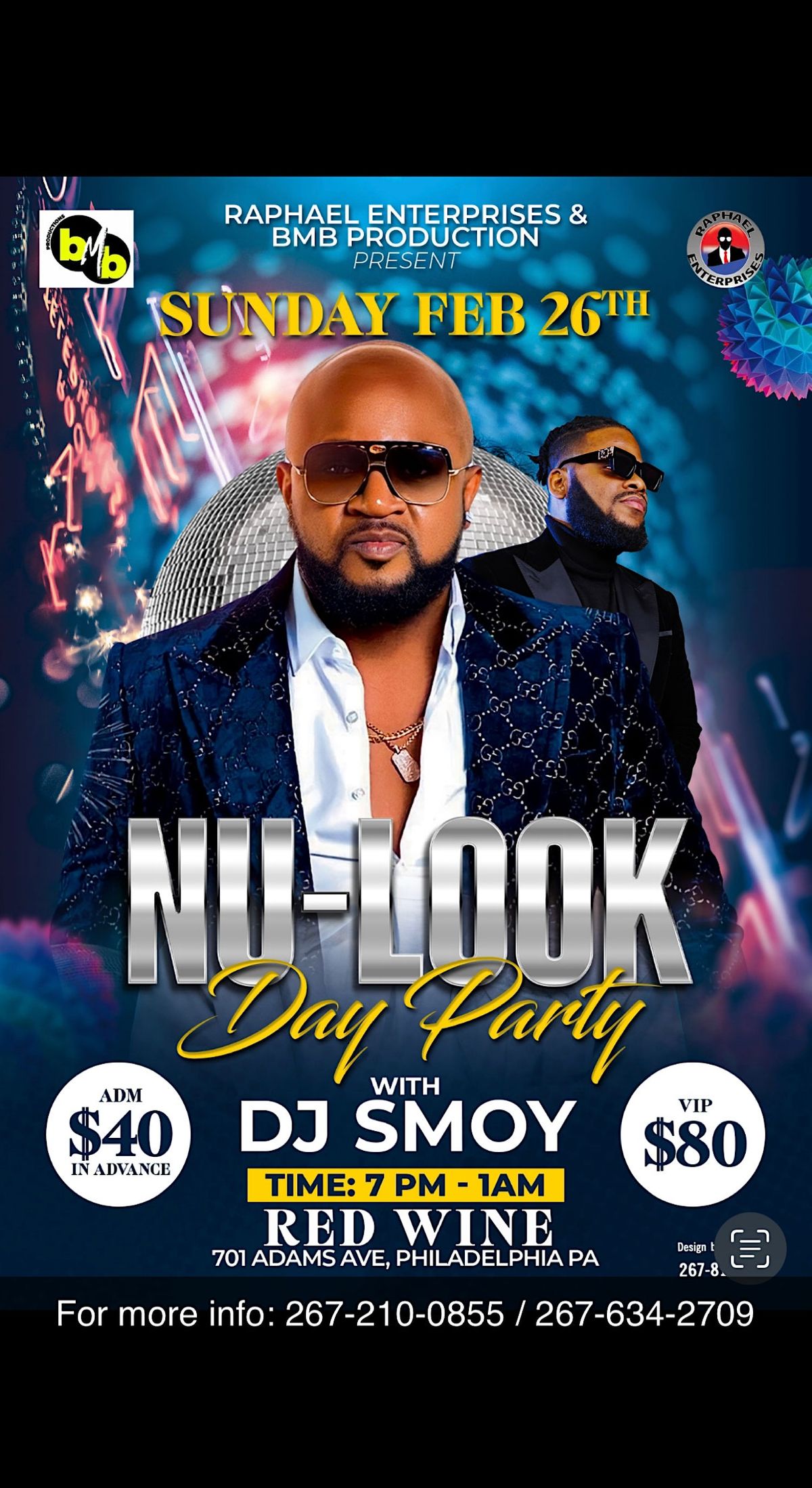 PHILLY DAY PARTY WITH NULOOK, Red Wine Restaurant & Steak House