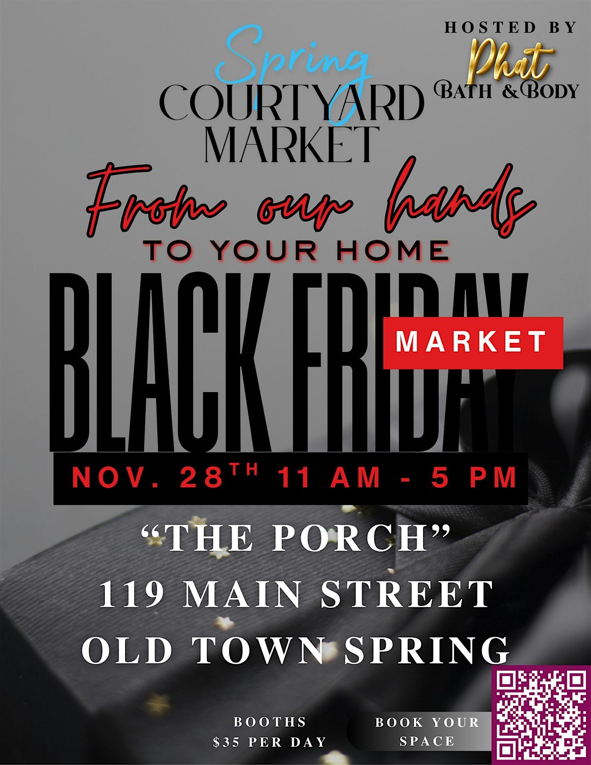Spring Courtyard Market | BLACK FRIDAY MARKET | Event in Spring | AllEvents