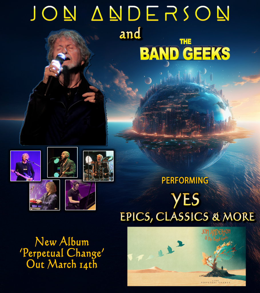 Jon Anderson and The Band Geeks at Carteret Performing Arts and Events Center, 18 May | Event in Carteret