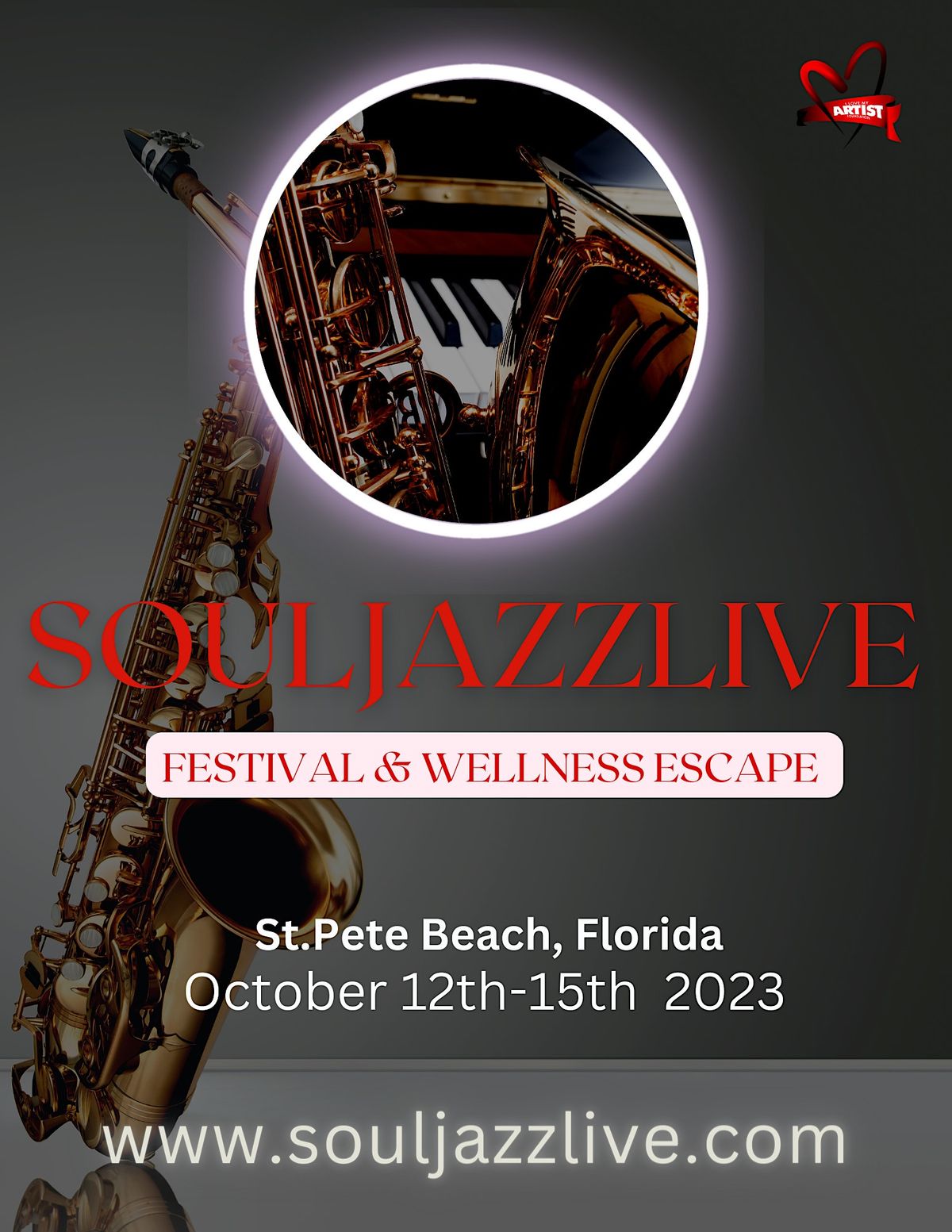 SOULJAZZLIVE MUSIC FESTIVAL, St. Pete Beach, 12 October to 15 October