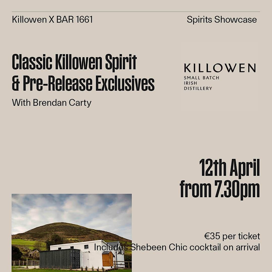 Classic Killowen Spirit & PreRelease Exclusives Whiskey Tasting, Craft