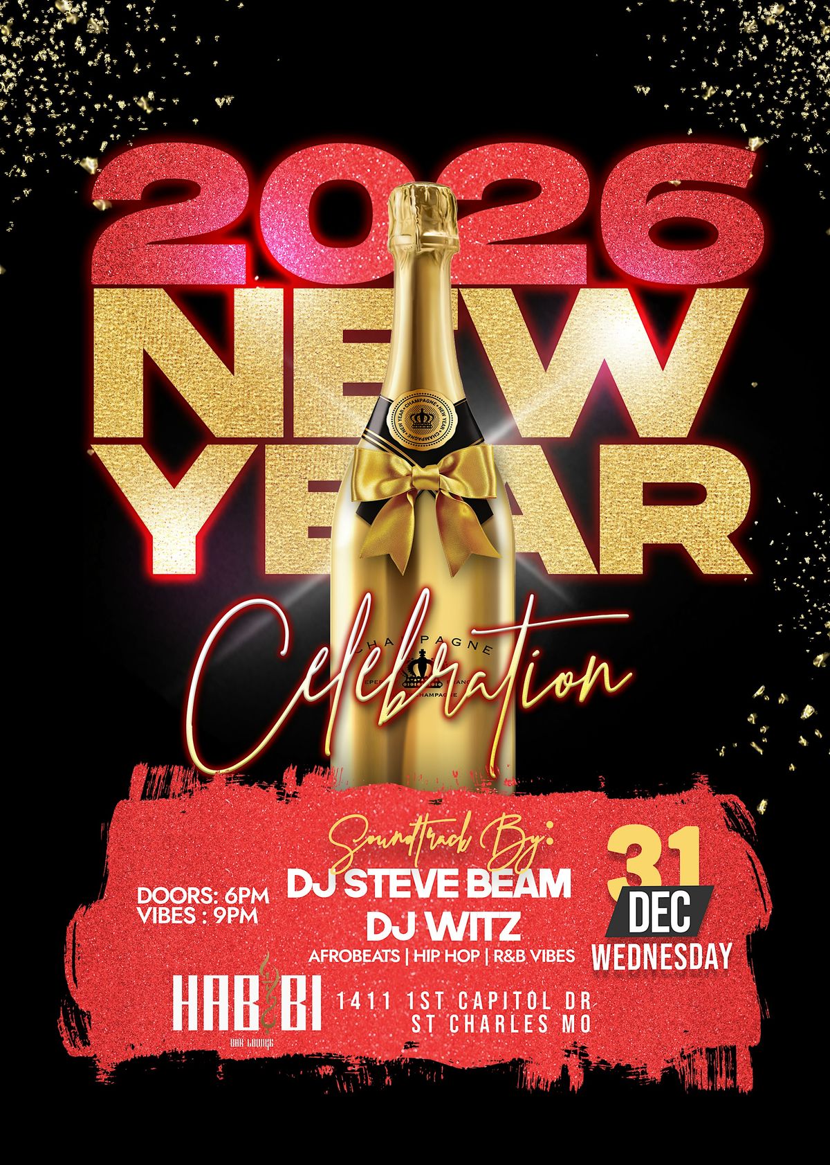 INTERNATIONALTAKEOVER NYE CELEBRATION, 31 December | Event in Saint Charles | AllEvents