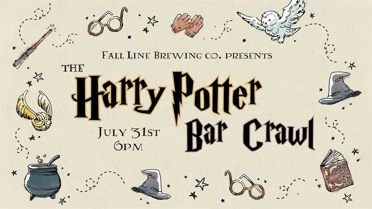 Harry Potter Bar Crawl, Fall Line Brewing Co., Macon, 31 July 2024