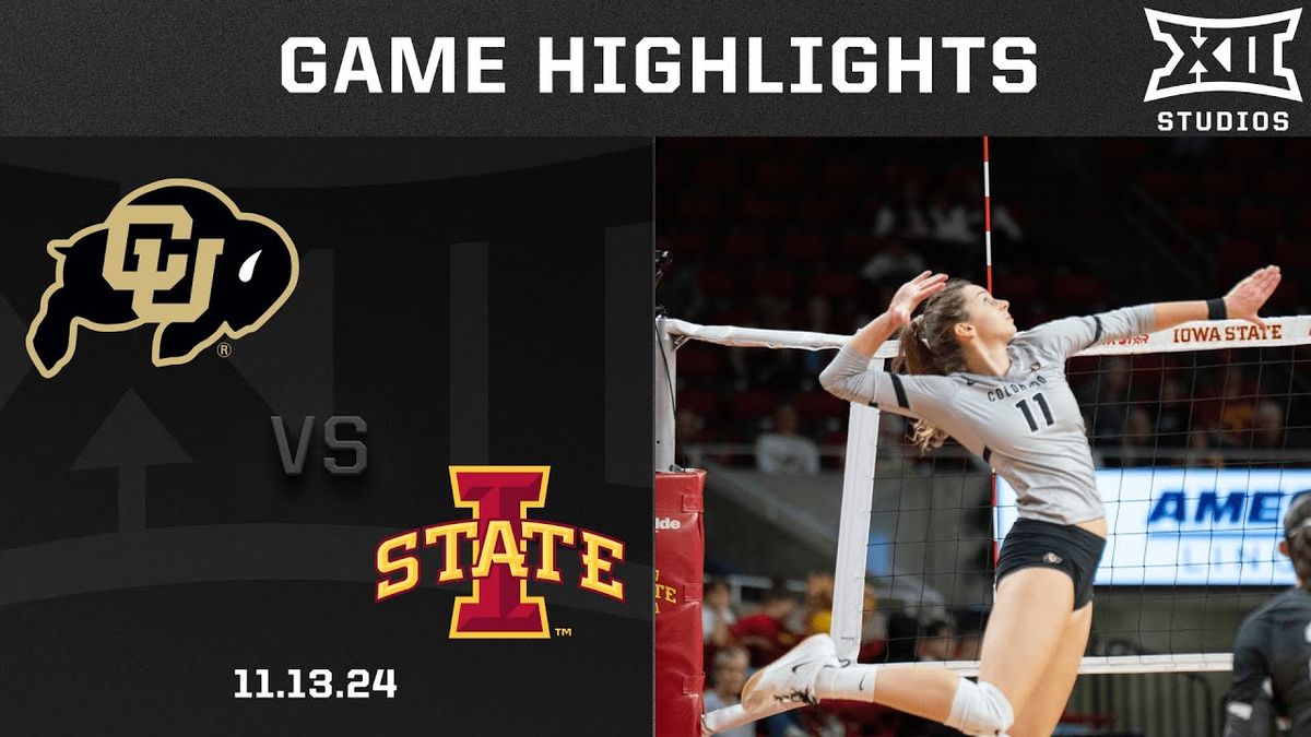 Colorado Buffaloes Women's Volleyball vs. Iowa State Cyclones, 24 October | Event in Boulder | AllEvents